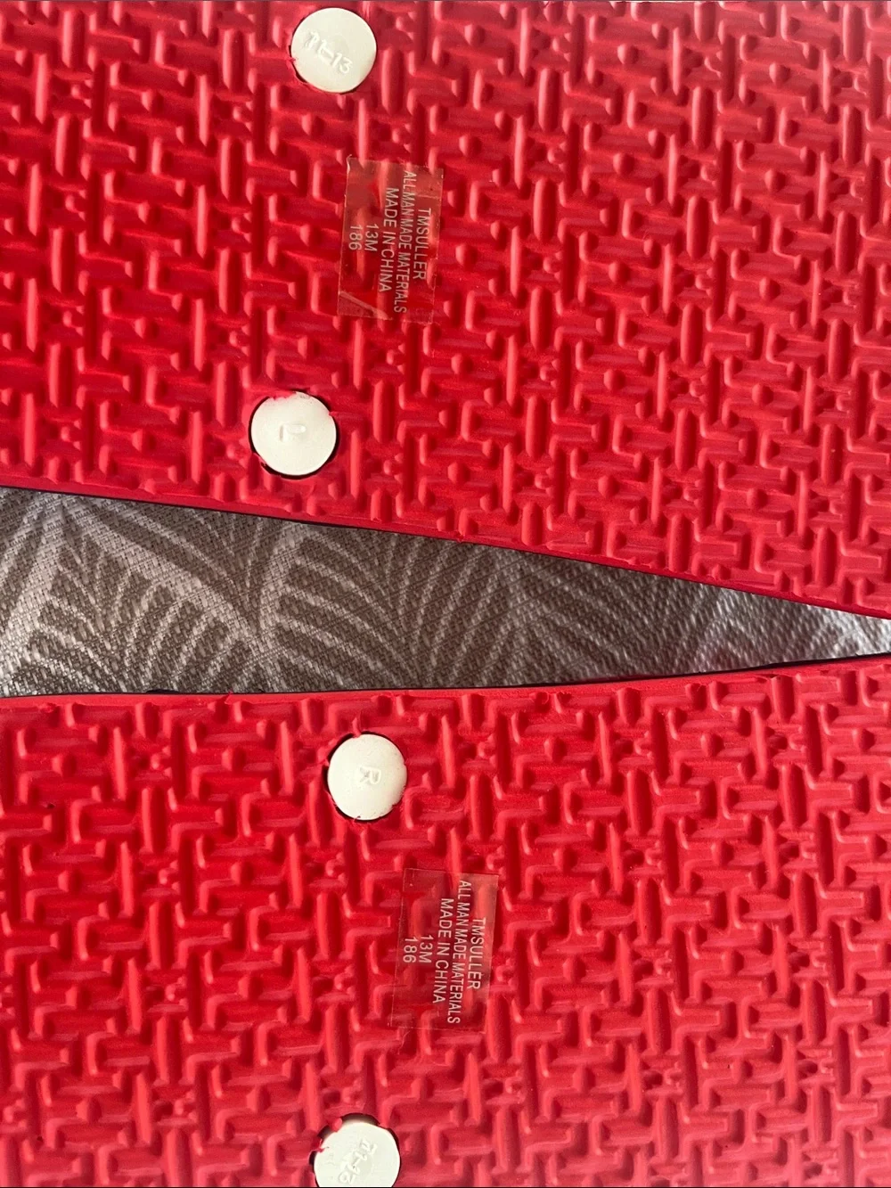 Tommy Hilfiger Navy, Red & White Logo Thong Sandals size 13 new